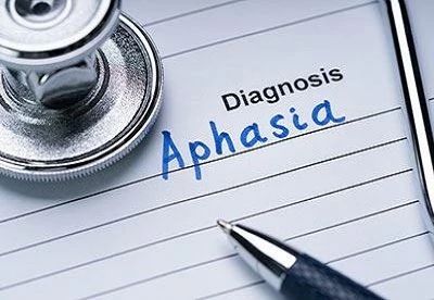 aphasia diagnosis on medical paper