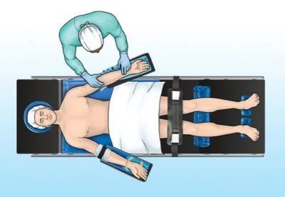 supine position graphic