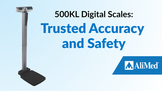 Health o meter 500KL scale with text reading" Trusted Accuracy and Safety"
