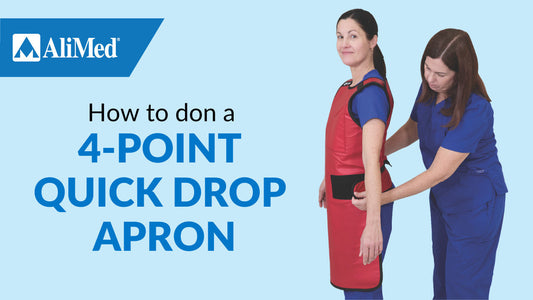 AliMed® 4-Point Quick Drop Apron Donning