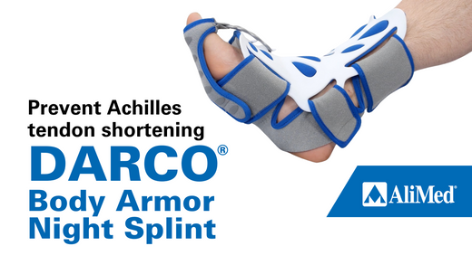 Prevent Achilles tendon shortening with the DARCO® Body Armor Night Splint