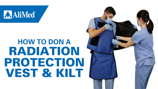 How to don a radiation protection vest and kilt