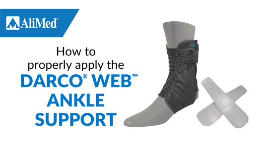How to properly apply the DARCO® Web™ Ankle Support