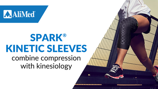 Spark® Kinetic Sleeves combine compression with kinesiology