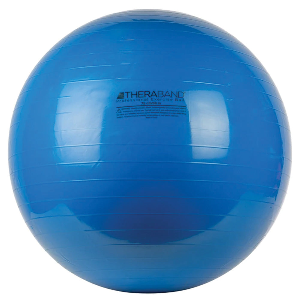 blue theraband blue exercise ball