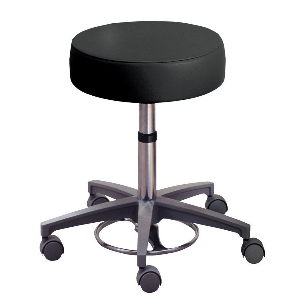 adjustable stool with safe-brake casters