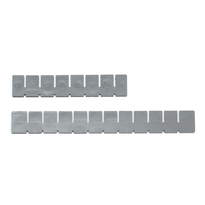 The AliMed Cart Accessory: Drawer Tray Kit for Select/Standard/Wide Series Medical Carts. It includes two gray divider strip.