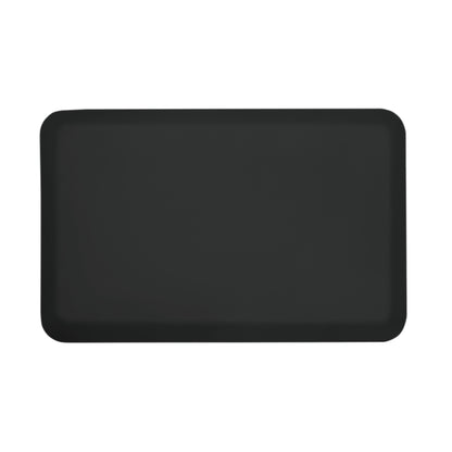 GelPro NewLife EcoPro Anti-Fatigue Mat in black, featuring a rectangular shape with slightly rounded corners on a white background.
