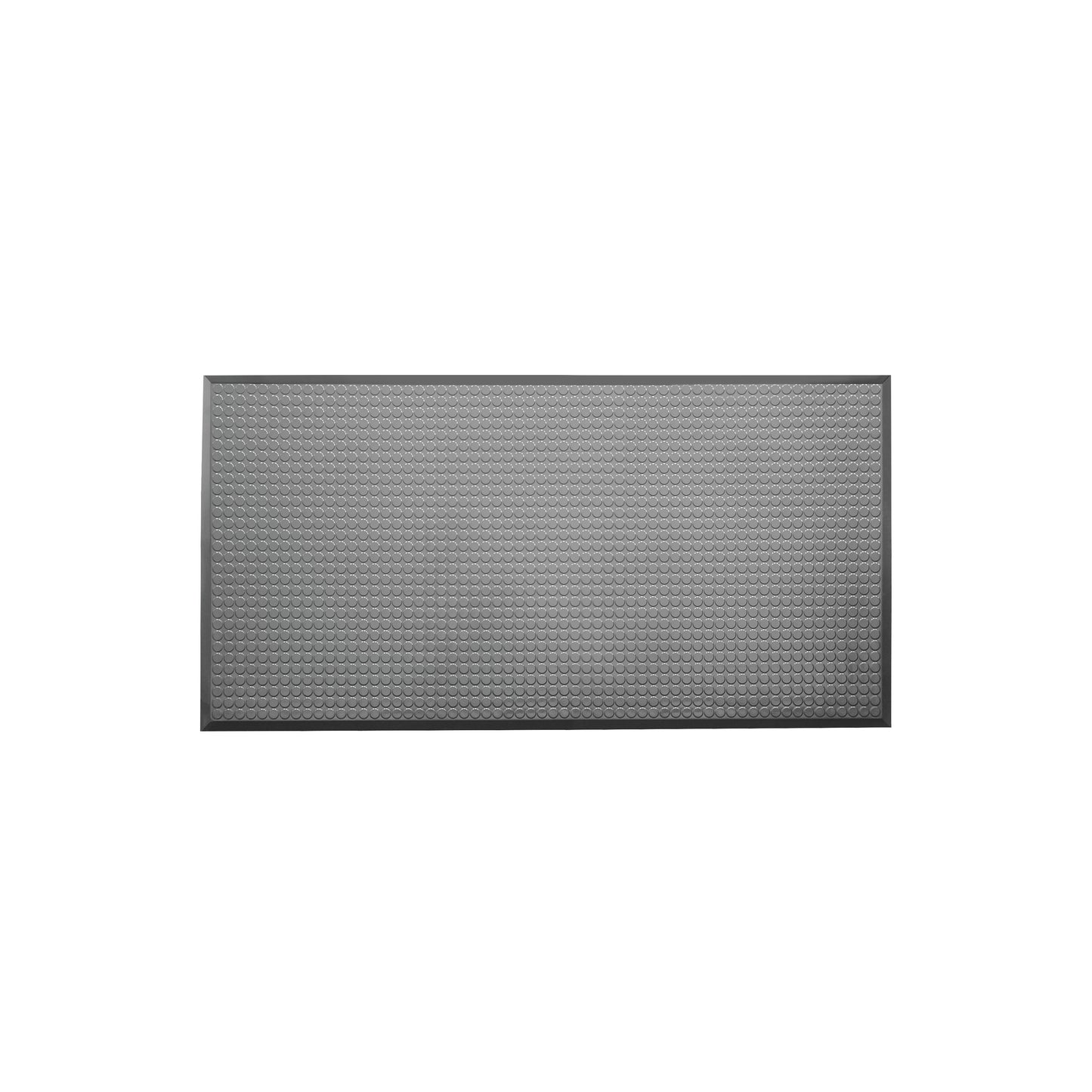 ERGOMAT Basic Smooth Anti-Fatigue Mat with a textured, gray surface on a white background.