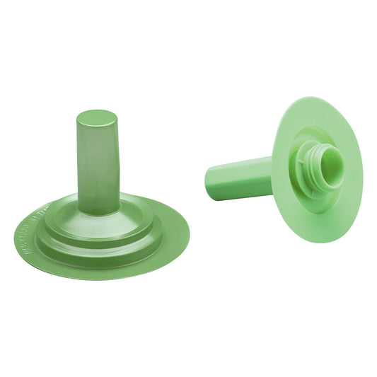 Two green 'Light Handle Covers' are shown. One is upright, and the other lies on its side, displaying a tubular design.