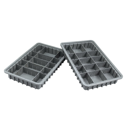 AliMed Cart Accessory: Drawer Tray Kit for Select/Standard/Wide Series Medical Carts, featuring adjustable compartments for organization.