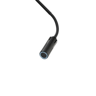 Welch Allyn Green Series Exam Light IV features a black, cylindrical head with a flexible arm, designed for medical examinations.