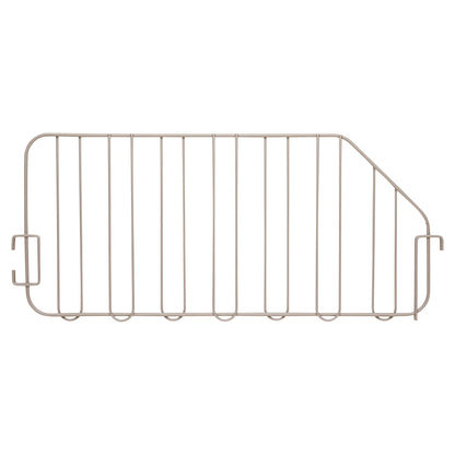 Metro IVBD Divider for MetroMax IV Storage Basket, featuring a metal grid design with hooks on both sides for attachment.