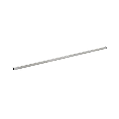 A long, thin metal bar labeled "Additional Support for Metro High Profile Sterile Wrap Rack" on a white background.