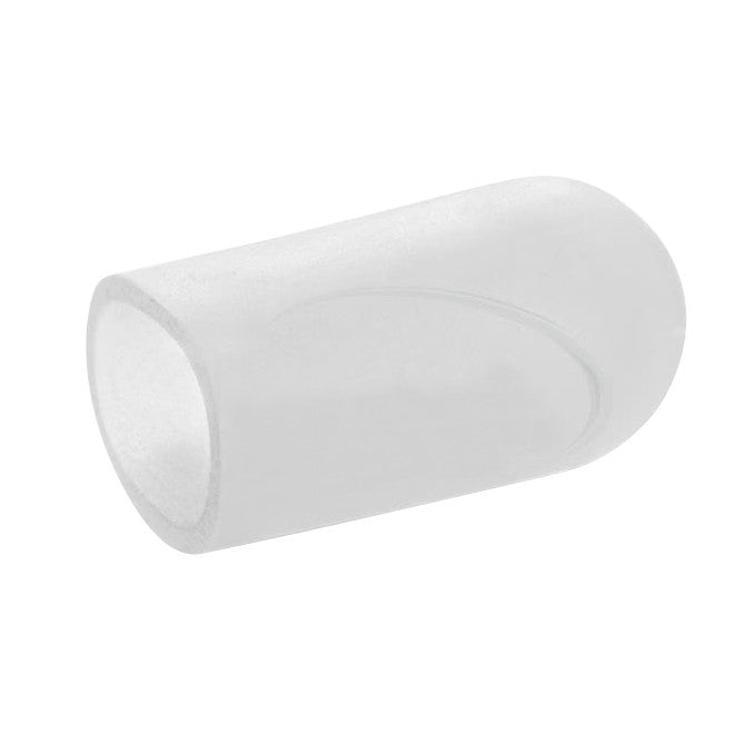 The Silipos All-Gel Digital Cap is a clear, tubular gel sleeve designed to provide cushioning and protection for fingers or toes.