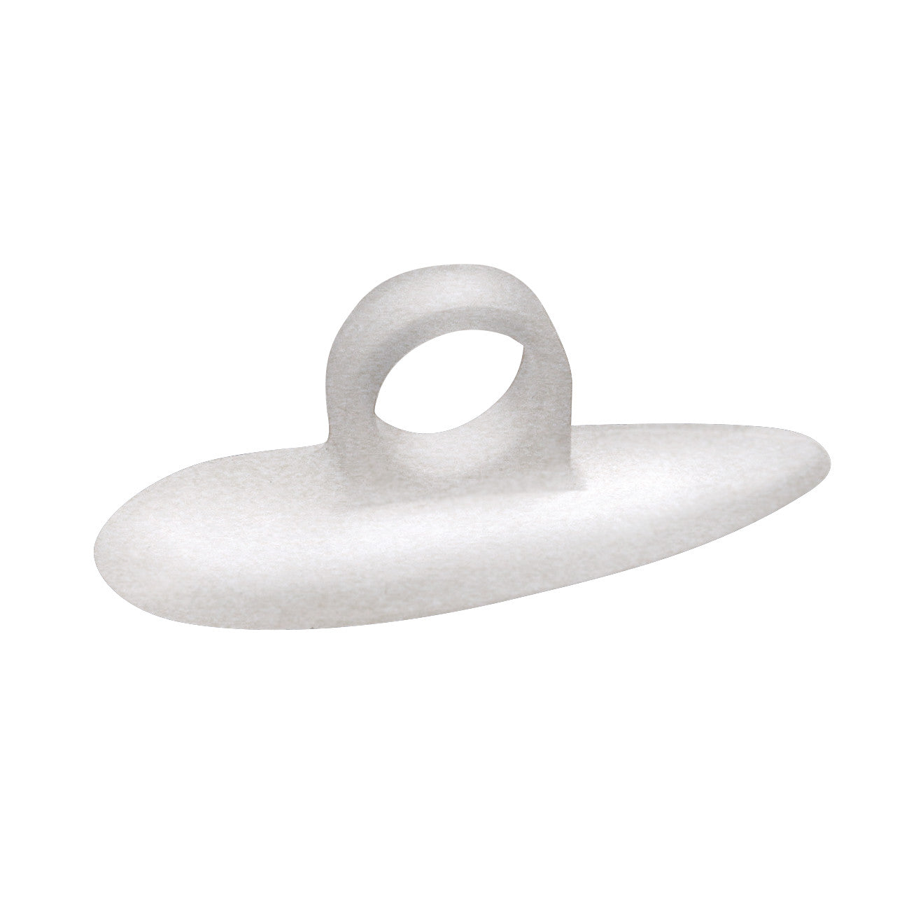 The PediFix Visco-GEL Universal Hammertoe Crest is a soft, white gel loop designed to relieve hammertoe discomfort.