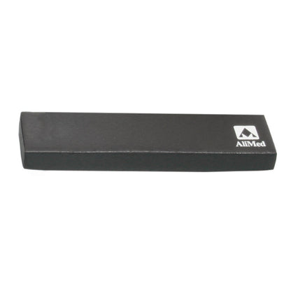 Black AliMed MRI Immobilization Positioner with a logo on the right side. It's a rectangular cushion for medical use.