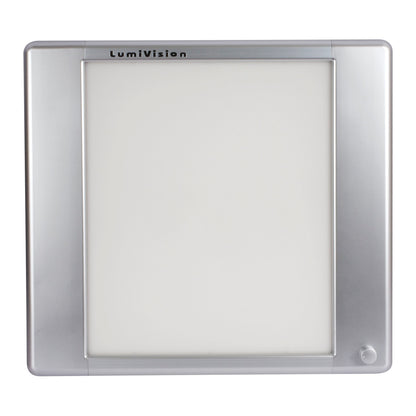 The Point A Technologies LED LumiVision 1-Bank Illuminator with a sleek silver frame and a smooth, flat illuminated surface.