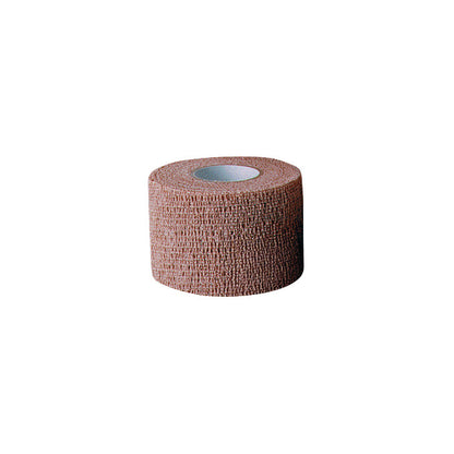 A roll of CoFlex NL Flexible Cohesive Bandage in brown, shown against a white background.