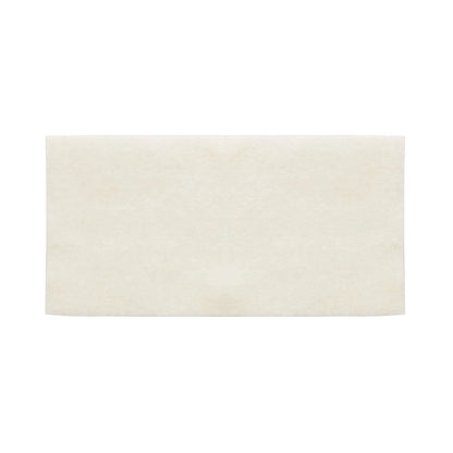Molnlycke Melgisorb Calcium Alginate Dressing in a rectangular shape with a light beige color, designed for wound care.