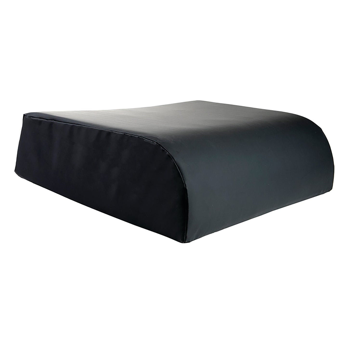 Black wedge-shaped Protekt Heel Loft Pillow with VGPT, designed to elevate and support the heel for comfort and pressure relief.