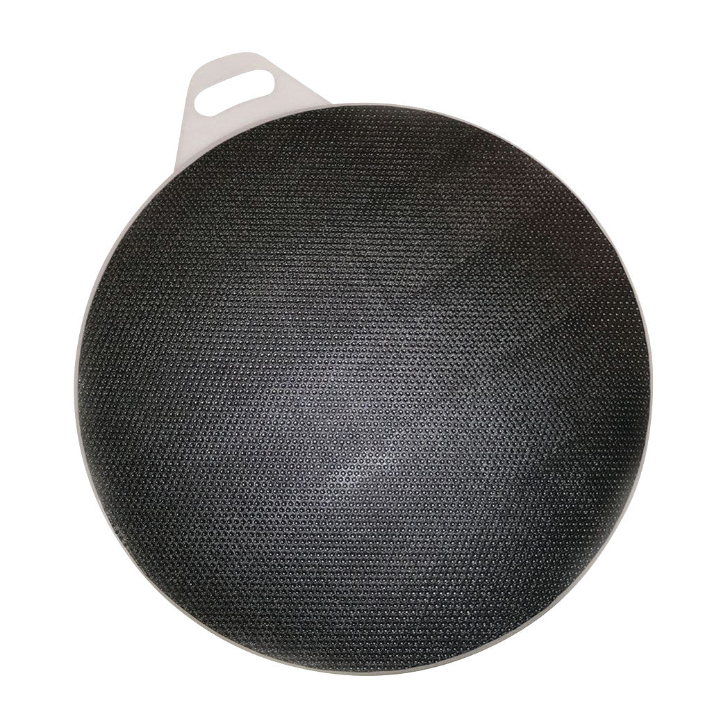 The SafetySure Pivot Disc, a round textured platform with a handle, is designed for assisting in patient mobility and transfers.