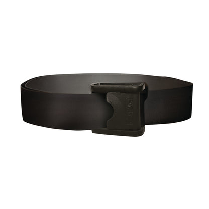 Black AliMed Antimicrobial Wipeable Gait Belt with CAM-Style Buckle, designed for secure and hygienic use.