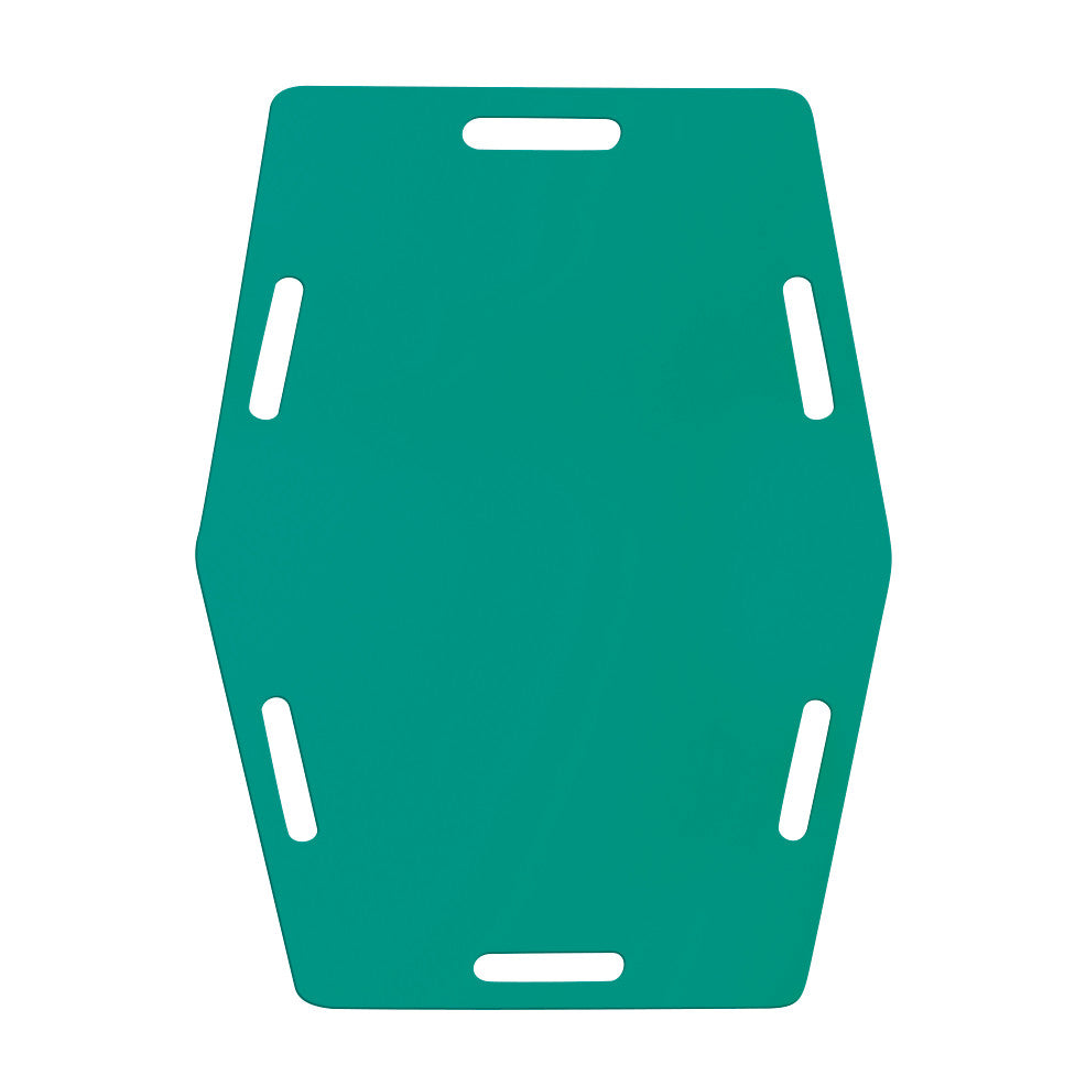 Teal AliSlide Half Shifter with elongated cutouts on the sides, designed for easy patient transfer and positioning.