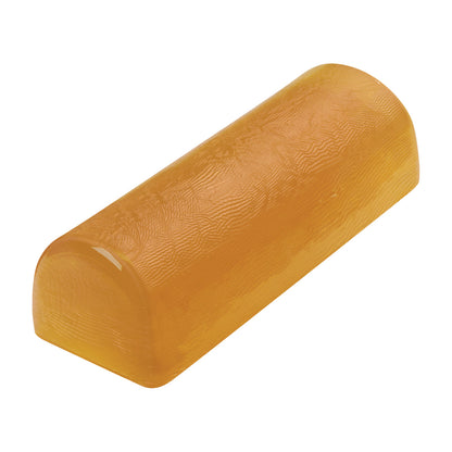AliMed AliGel Chest Roll, a yellow semi-cylindrical pad with a textured surface, used for patient positioning and support.