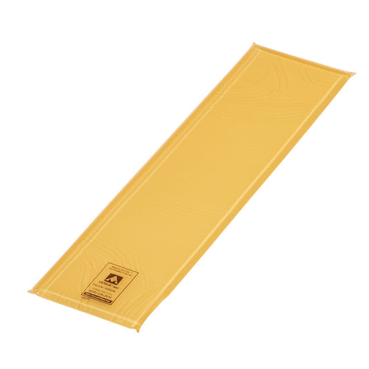 AliMed AliGel Standard Armboard Pad in yellow, rectangular and flat, designed for supporting arms during medical procedures.