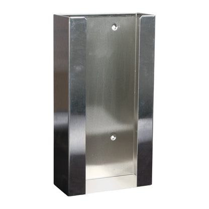 Metallic AliMed Armboard Holder with a rectangular design and two screw holes for mounting.