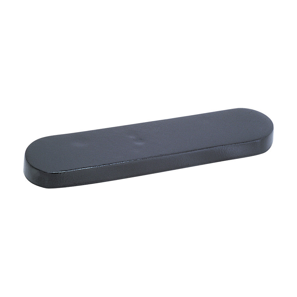 AliMed Seamless, Fluid-Proof Foam Armboard Pad with rounded edges, made of black foam for medical use.