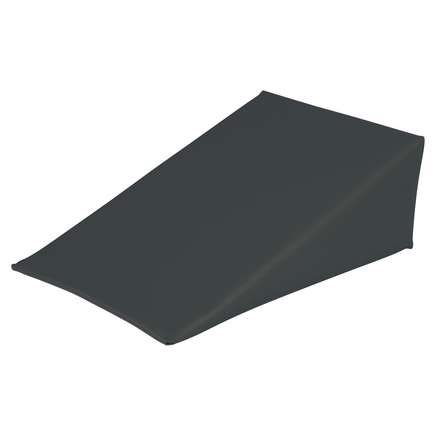 AliMed Vinyl-Covered 25 Degree Medium Wedge Positioner in black, designed for support and positioning in therapeutic settings.