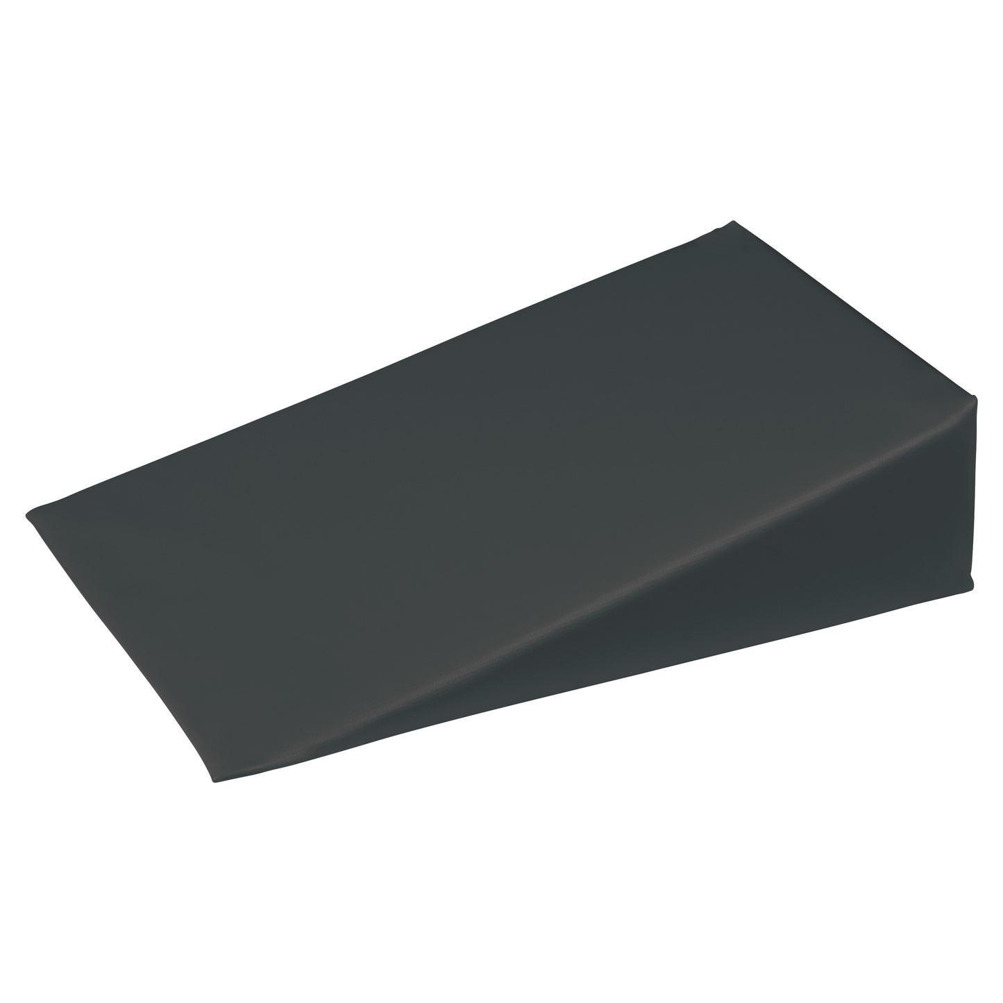 AliMed Vinyl-Covered 20 Degree Small Wedge Positioner in black, featuring a sloped design for ergonomic support.