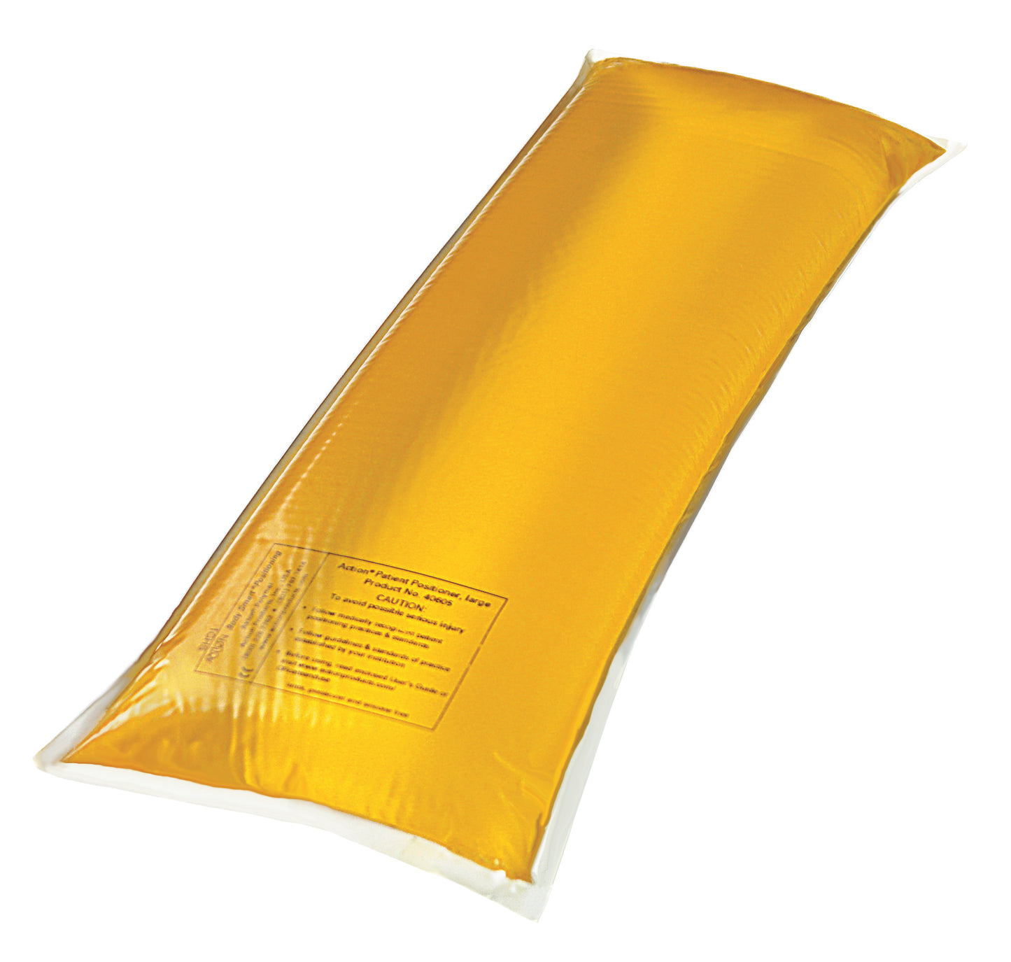 The AliMed AliGel Universal Positioner is a rectangular, yellow gel pad designed for medical positioning and support.