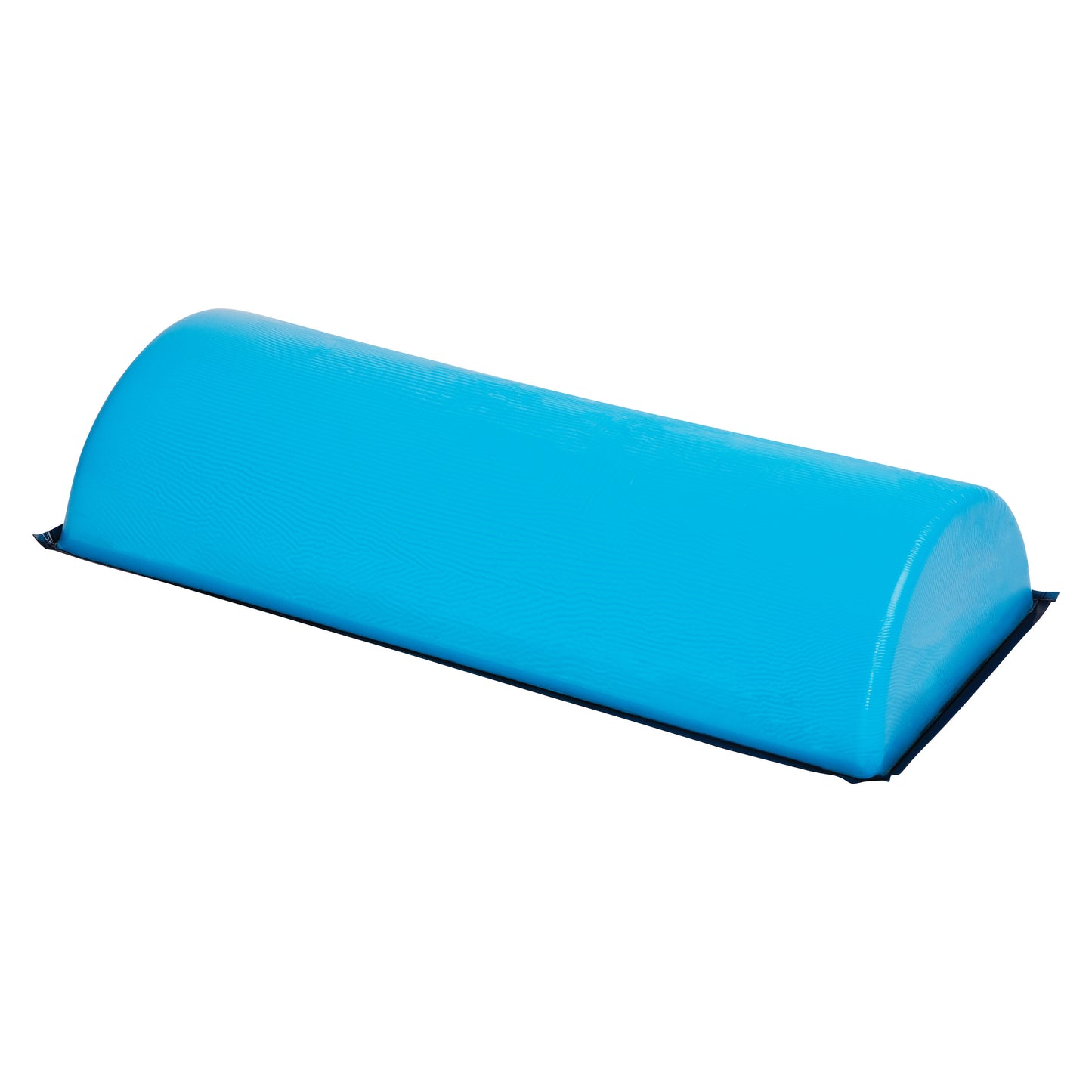 The AliMed AliBlue Lite Hybrid Gel Dome Positioner is a blue, semi-cylinder cushion designed for positioning support.