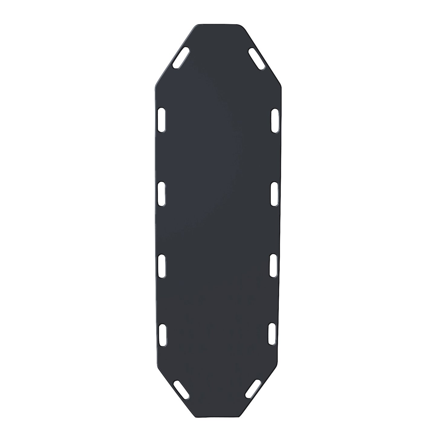 The AliMed Conductive Patient Shifter is a dark, elongated board with rounded corners and multiple slots along the edges.