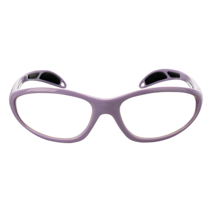 Ultralite Wraparound Radiation Protection Glasses for Petite Faces, Plano, Purple