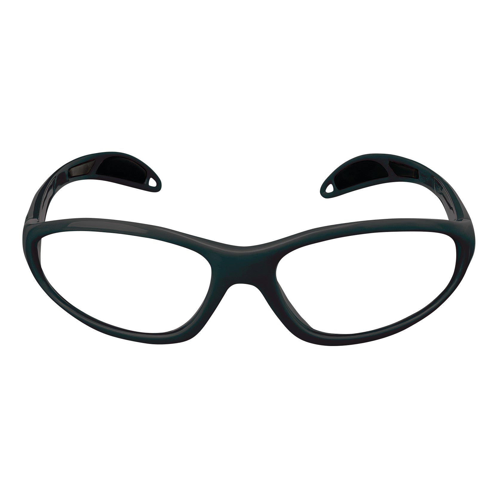 Ultralite Wraparound Radiation Protection Glasses for Petite Faces, Single Vision, Black