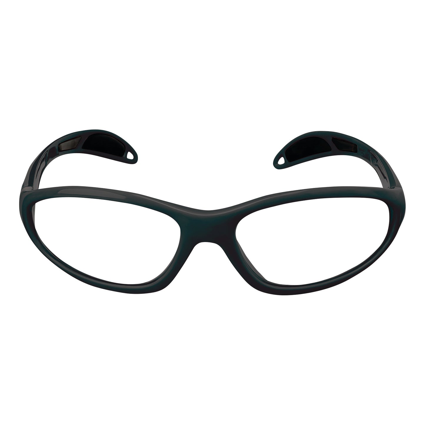 Ultralite Wraparound Radiation Protection Glasses for Petite Faces, Single Vision, Black