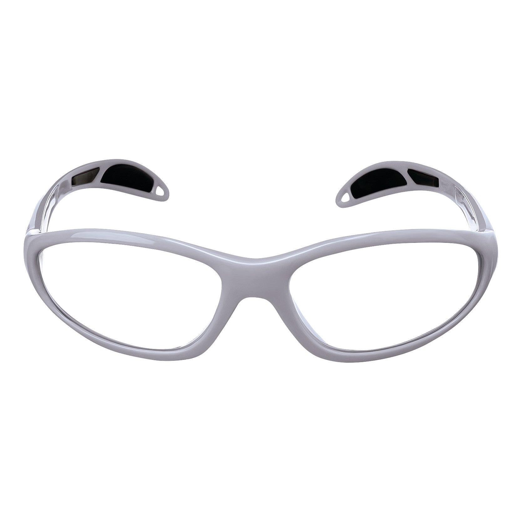 Ultralite Wraparound Radiation Protection Glasses for Petite Faces, Bifocal, Silver