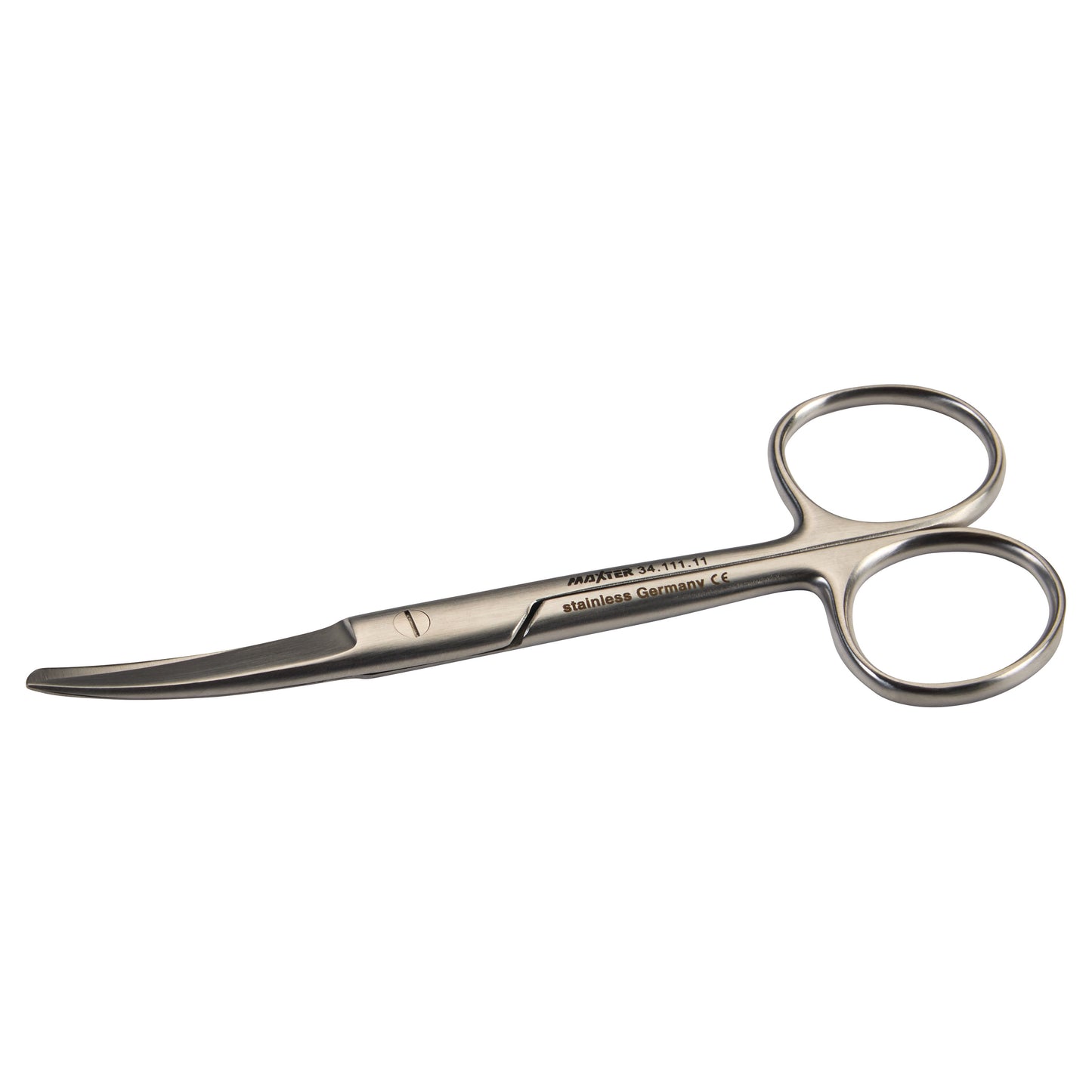 Operating Scissors, 4.5", Curved, Sharp/Blunt, German
