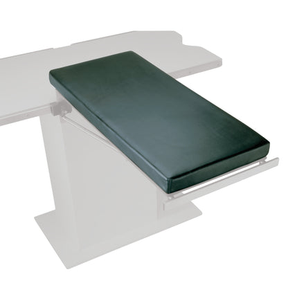 Replacement Pad for Allen Basic Rectangular Hand Table, featuring a dark green cushion on a partially visible support frame.