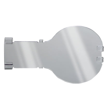 AliMed Universal Armboard Width Extender, a clear, paddle-shaped device with a rectangular extension on one side.