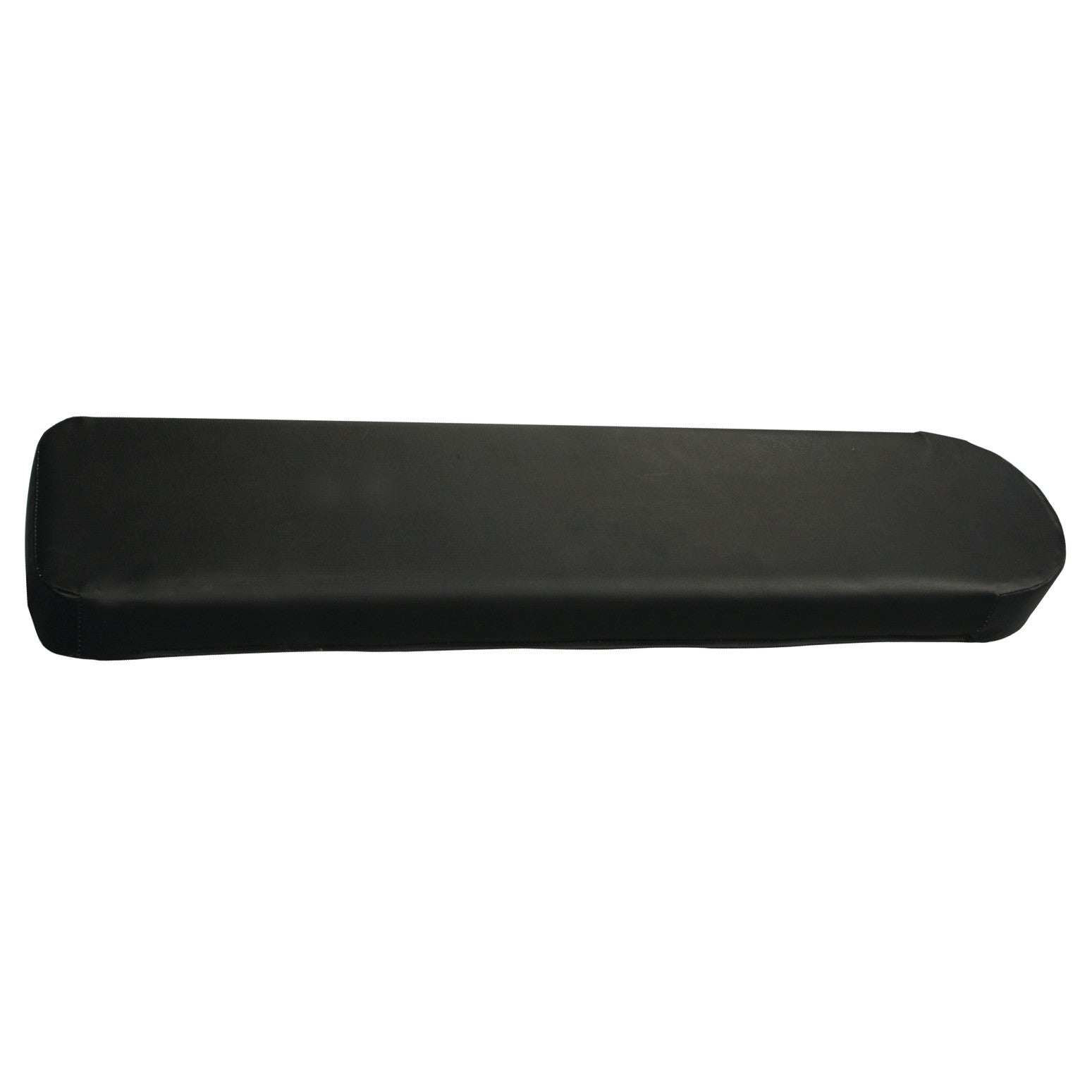 A black AliMed Risk-Reducing Armboard Pad for AMSCO and O.R. Direct Armboard, rectangular with rounded ends.