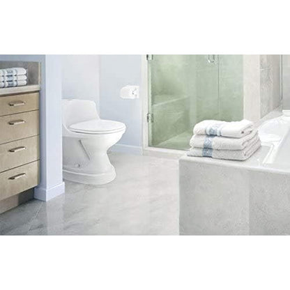 Bathroom with a glass shower, bathtub, cabinetry, and a toilet equipped with a Toilevator Toilet Seat Riser for added height.