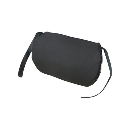 A black Jay Adult Lumbar Support with adjustable straps on each end.