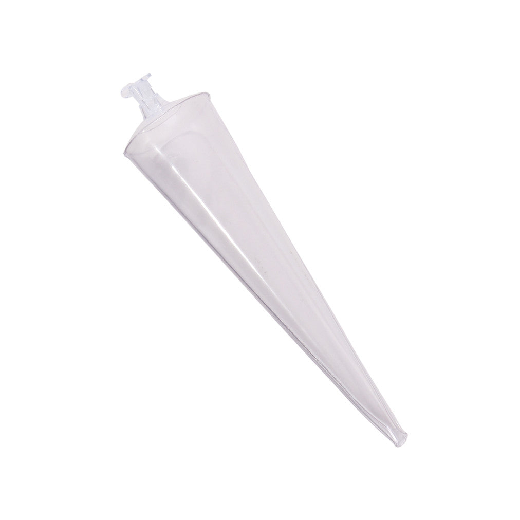 Replacement Carrot for AliMed Inflatable Therapy Carrot Hand Contracture Orthosis Kit, a clear, conical inflatable device with a nozzle.