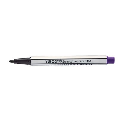 Viscot Mini Pre-Surgical Skin Marker with a black tip and purple cap, labeled "VISCO Surgical Marker 1451."