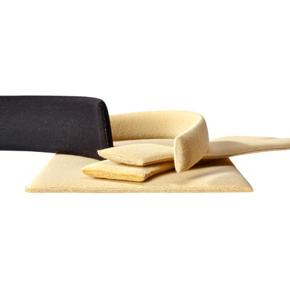 AliMed Beta Pile II Loop features black and beige loop fastener strips, showcasing its flexible material and sturdy design.